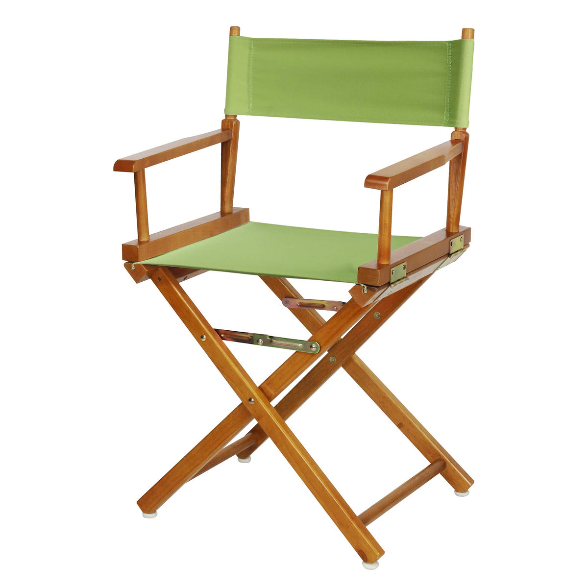 Casual Home 200-55/021-72 Director Chair 18&quot; - Classic Height Honey Oakframe/Lime Green Canvas