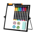 Small Magnetic Desktop White Board - Portable Mini Easel Dry Erase Whiteboard For Students Double Side To Do List Dry Erase Boar