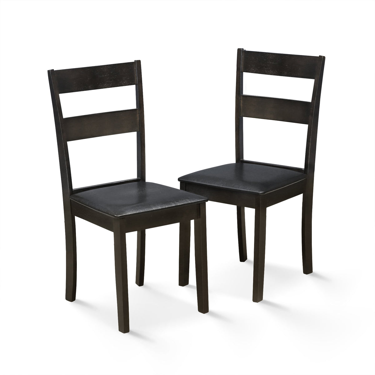 Furinno Dining Chair Set, Espresso