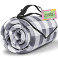 TigeJoy Extra Large Picnic Blanket Waterproof Foldable 80x100, Outdoor Picnic Mat Beach Blanket Sandproof for Park, Grass, T