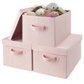 GRANNY SAYS Closet Storage Bins, Fabric Boxes with Lids, Shelf Baskets for Closet Organization, Stackable Storage Containers Sto