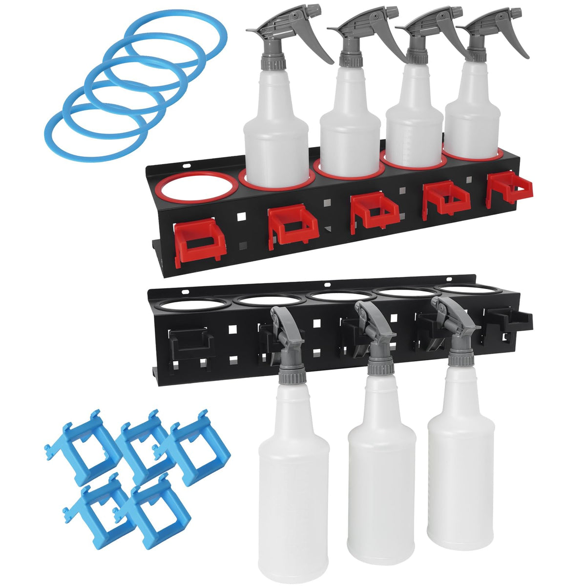 CACOKL Spray Bottle Holder Rack Spray Can Organizer Storage Wall Mount