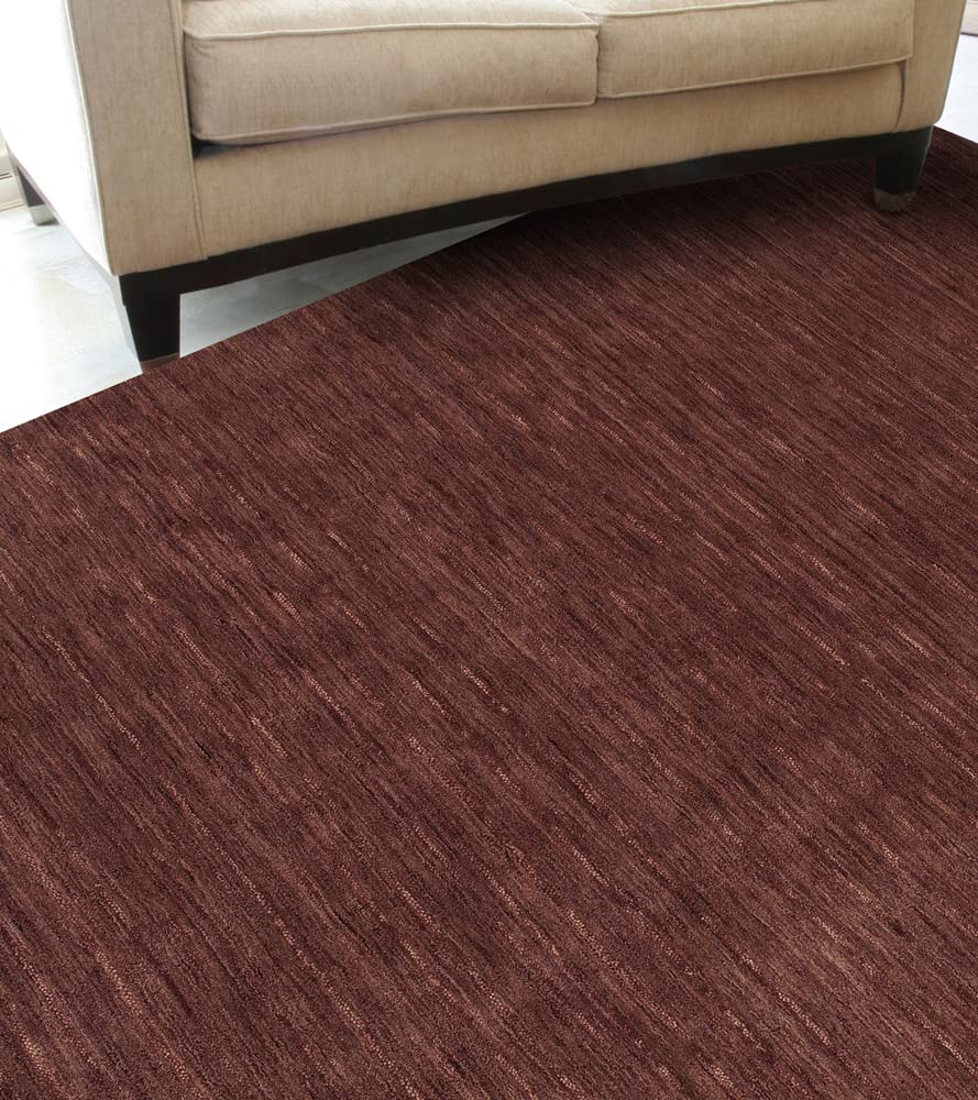 Dalyn Rugs Rf100 Rafia Area Rug, 3-Feet 6-Inch By 5-Feet 6-Inch, Plum