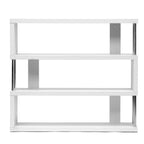Baxton Studio Barnes 3-Shelf Modern Bookcase, White