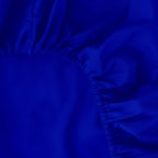 Ghooss Full Size Fitted Sheet-Single Fitted Deep Pocket Sheet Up To 14 Inch-Wrinkle-Fade-Stain Resistant-1 Pack(Royal Blue,Full)