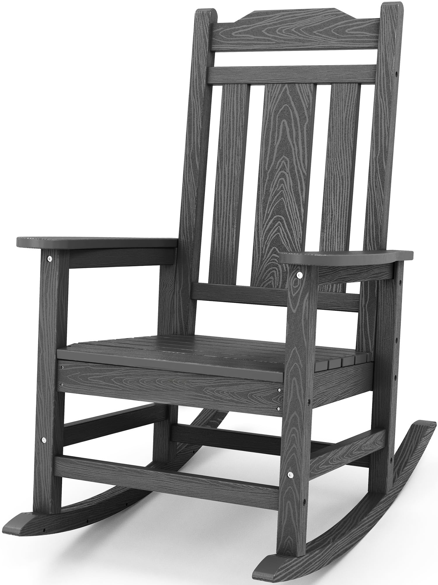 Serwall Outdoor Rocking Chair Gray