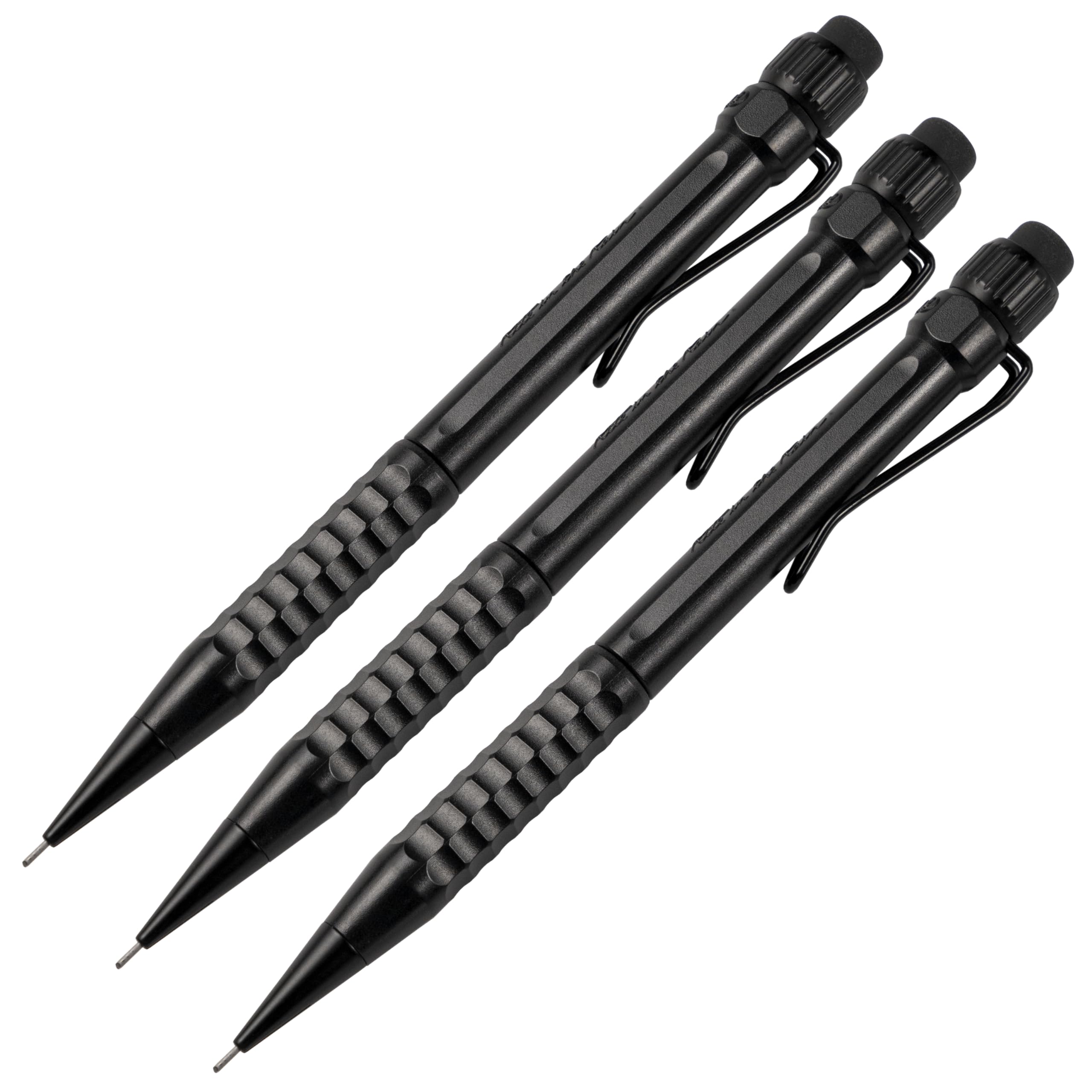 Rite In The Rain Weatherproof Mechanical Twist Pencil, Black Barrel, 0.9Mm Black Lead, 3 Pack (No. Bk9-3)