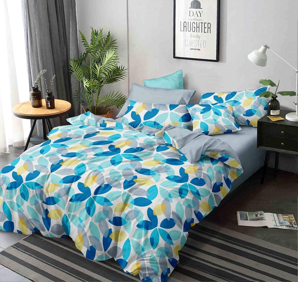 Femfairy Soft Glace Cotton Queen Size Duvet/Razai/Comforter/Quilt For Double Bed 90X100 Inches