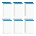 Tops Docket Writing Pads, 8-1/2' X 14', Legal Rule, White Paper, 50 Sheets, 12 Pack (63590)