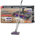 WarmWink Cordless Sweeper, Cordless Electric Sweeper Rechargeable Cordless Sweeper, 360 Direction, Hard Floor Sweeper Roller Swe