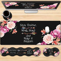 Large Mouse Pad With Wrist Support Set,Memory Foam Keyboard Wrist Rest +Xxl Extended Gaming Mouse Pad + Ergonomic Mouse Wrist Pa