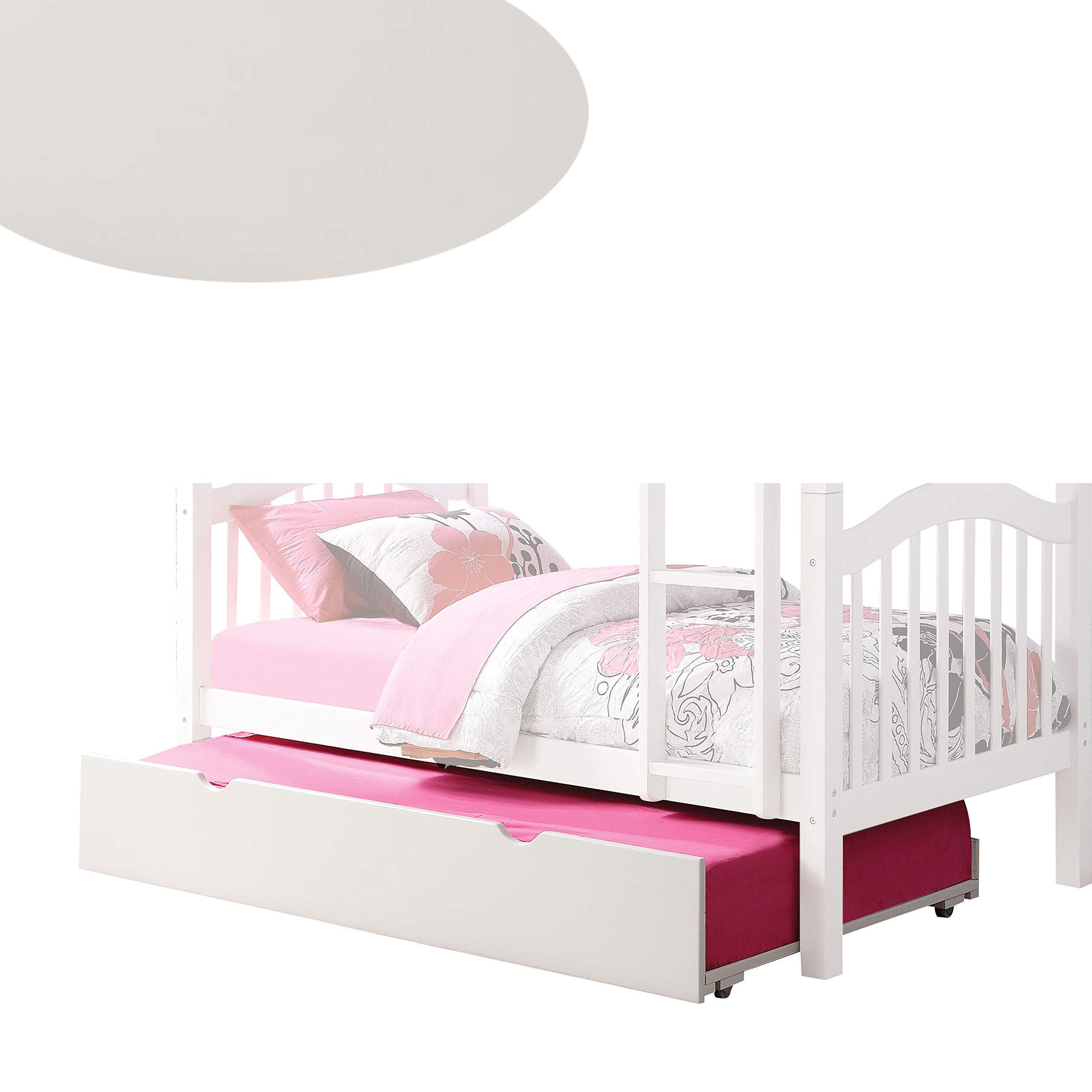Benjara Twin Size Wooden Trundle - Thumbnail 4