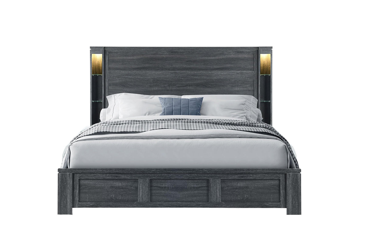 Acegi Cypress Dark Grey King Bed