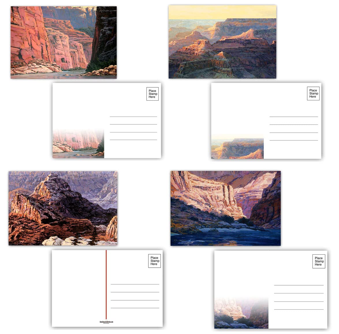 Stonehouse Collection | Assorted Canyon Postcards | 4 X 6 Southwest Postcards | 40 Grand Canyon Postcards (Assorted)