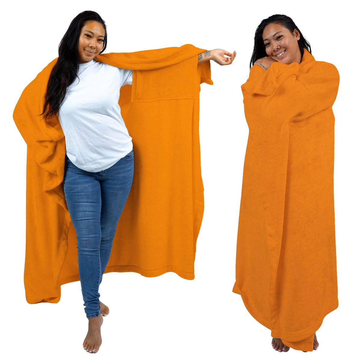 Adult Wearable Blanket Men With Sleeves - Birthday Gifts For Her Wife - Cozy Wearable Blankets For Women - Comfy Gift For Men, G