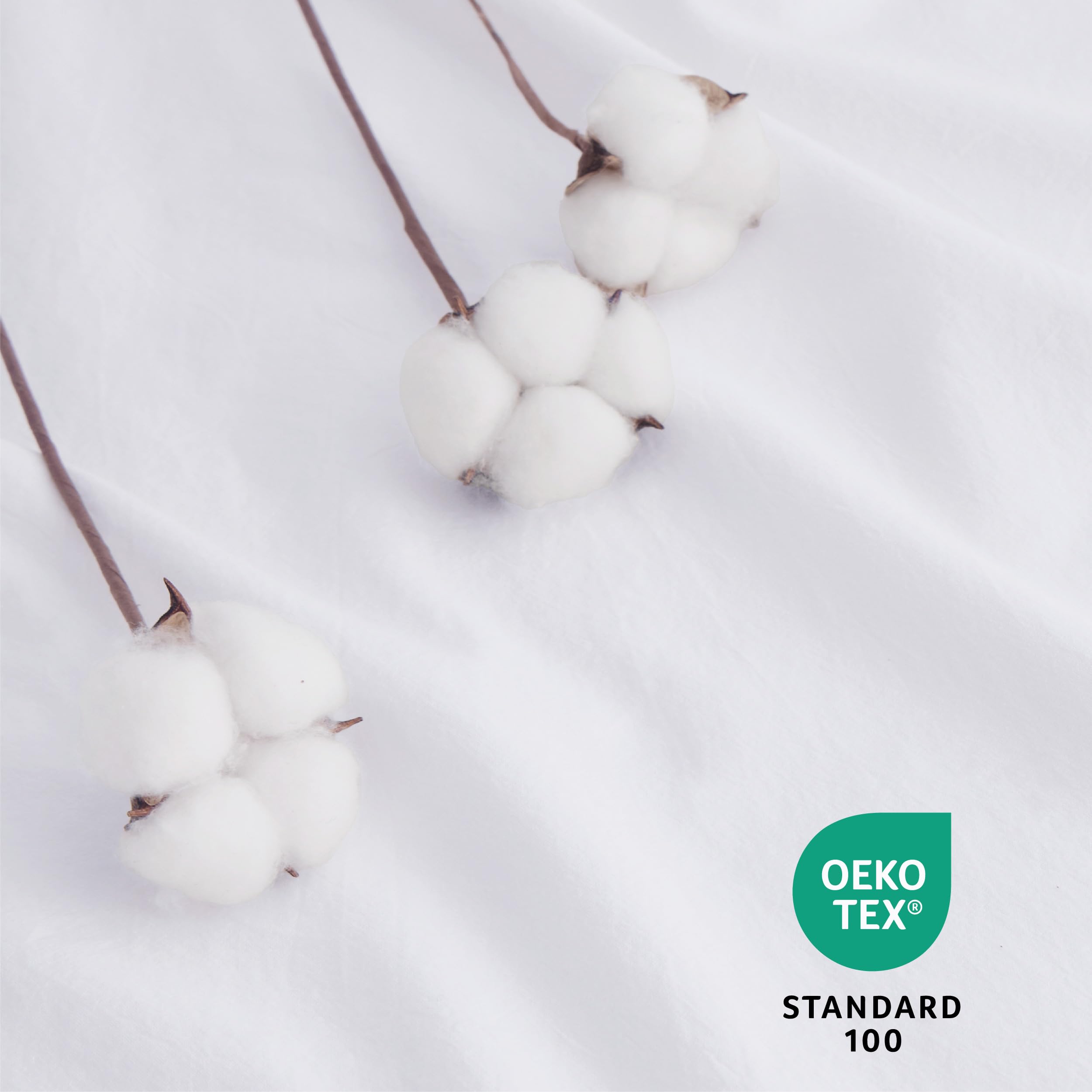 Bedsure 100% Washed Cotton Duvet Cover King - Bright White Minimalist Duvet Cover Linen Like - 3 Pieces Plain Simple Cotton Duvet Cover Set With 2 Pillow Shams (Bright White, King, 104'X90')