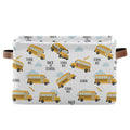 Emelivor Bus Clouds White Storage Basket Bins Foldable Decorative Storage Box Laundry Hamper Baskte Storage for Office Bedroom C