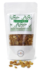 Frankincense and Myrrh Holy Incense from Jerusalem in a Gift Pack - Holy Land Aromatic Treasures for Spiritual Awakening