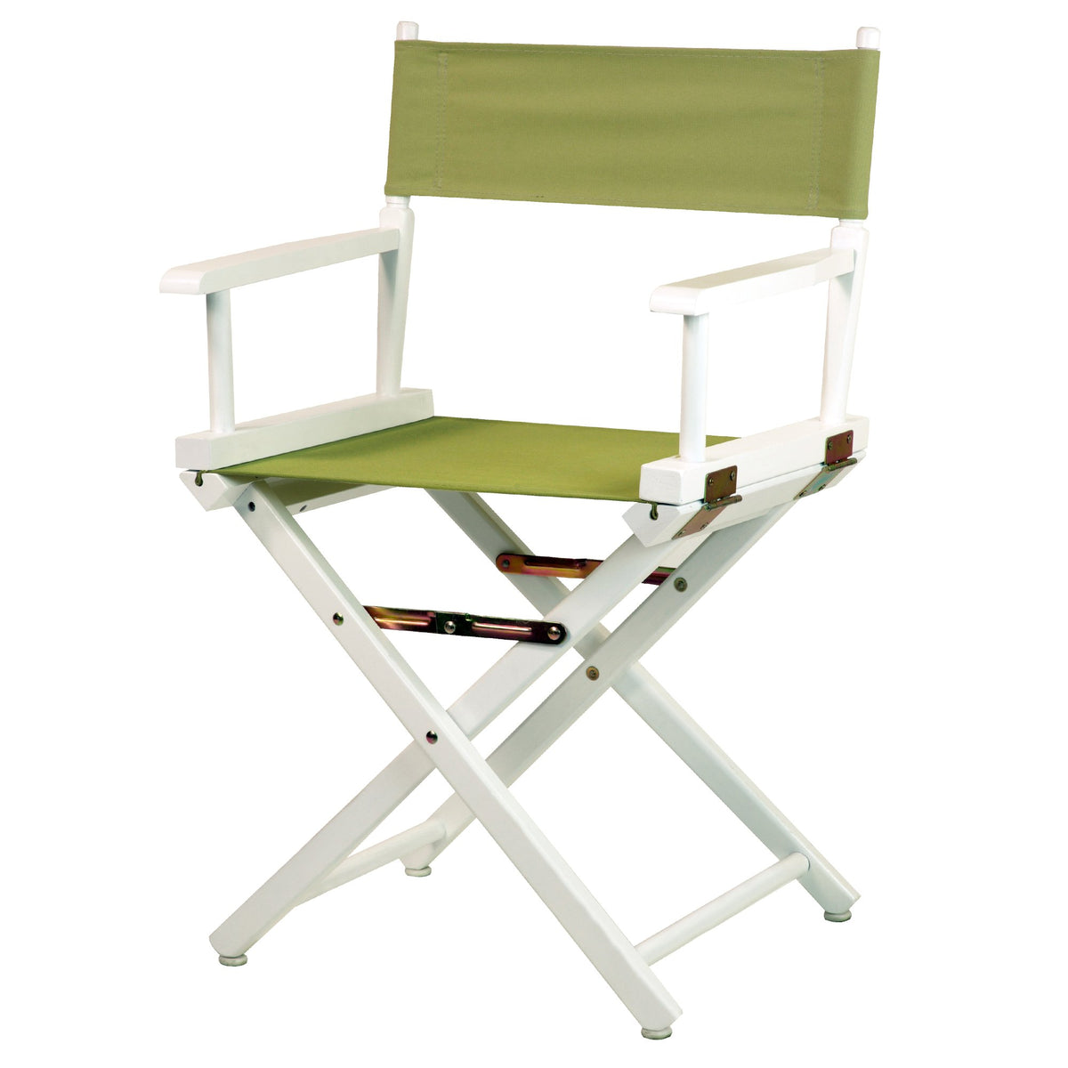 Casual Home 18&quot; Director'S Chair White Frame With Olive Canvas