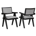 Magnolia Black Arm Chair, Set of 2