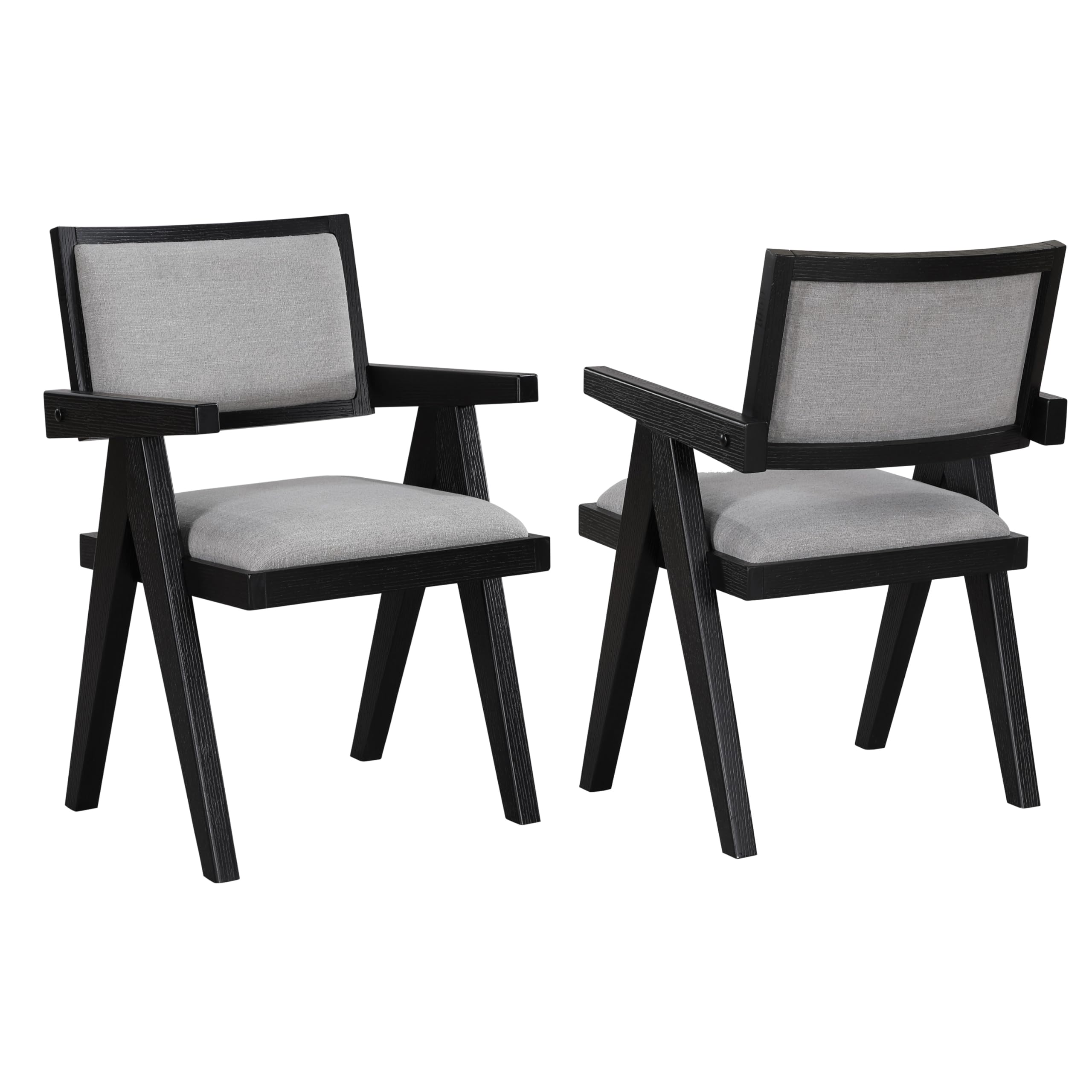 Magnolia Black Arm Chair, Set of 2