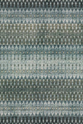 Dalyn Rugs Brisbane Br1 Tribal Trellis Mineral Blue 8' Round