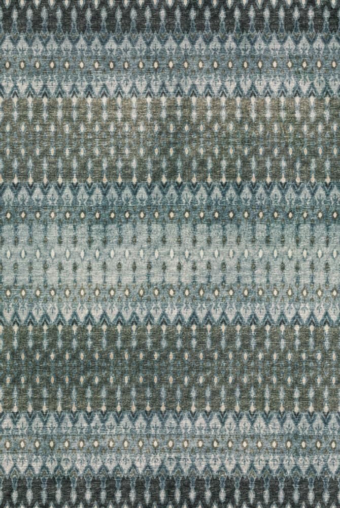 Dalyn Rugs Brisbane Br1 Tribal Trellis Mineral Blue 8' Round