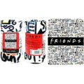 Northwest The Company - Friends TV Show How You Doin & Pivot NYC Fleece Throw Blanket, Soft and Cozy Lightweight Plush Fabric B