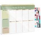 Weekly To Do List Notepad, 8.5'X11' Weekly Desk Planner With 52 Tear Off Sheets Undated Weekly Planner Habit Tracker & Product