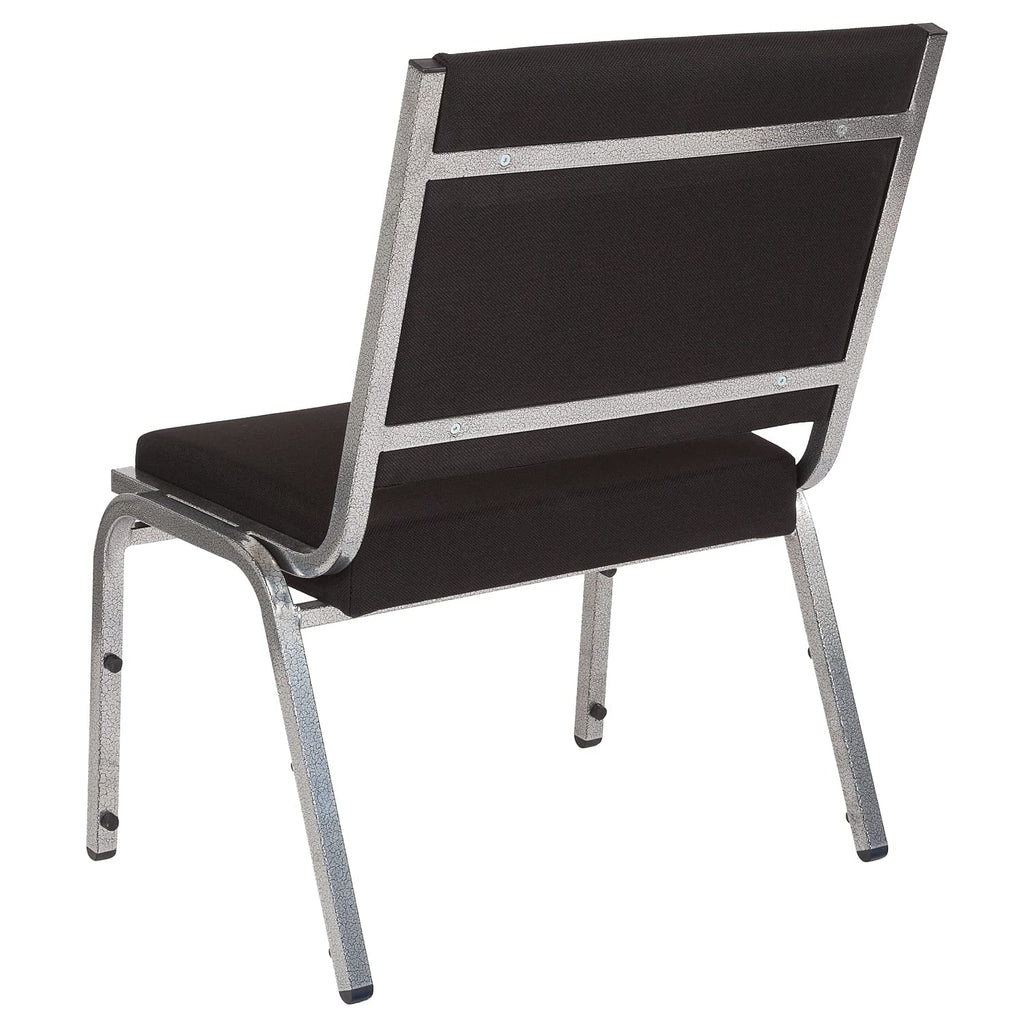 Flash Furniture Bariatric Chairs, 1 Pack, Black Fabric