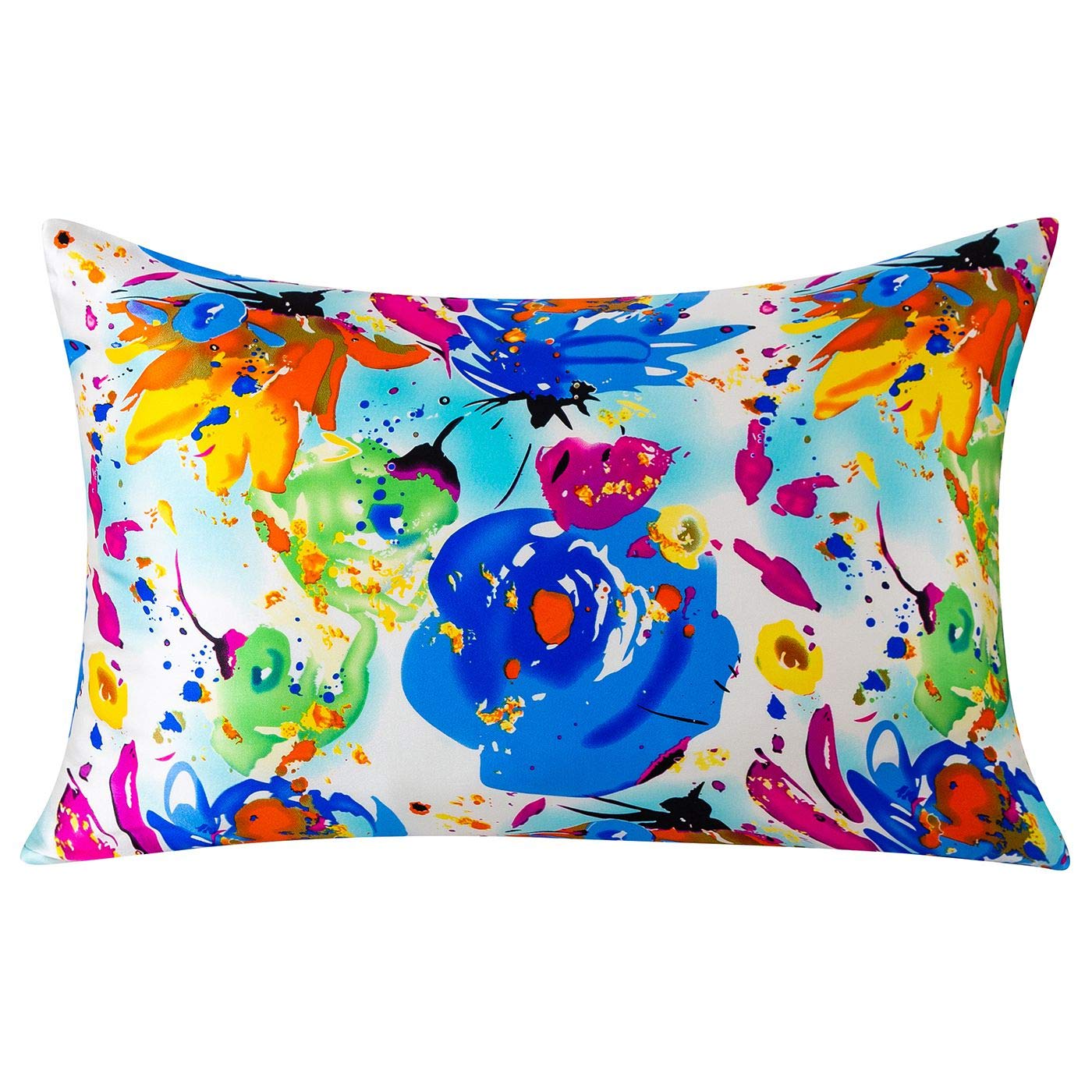 Slpbaby Silk Pillowcase For Hair And Skin With Hidden Zipper Print (Queen, Pattern3)