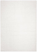 SAFAVIEH August Shag Collection Accent Rug - 2 x 3, White, Solid Design, Non-Shedding & Easy Care, 1.2-inch Thick Ideal for Hi