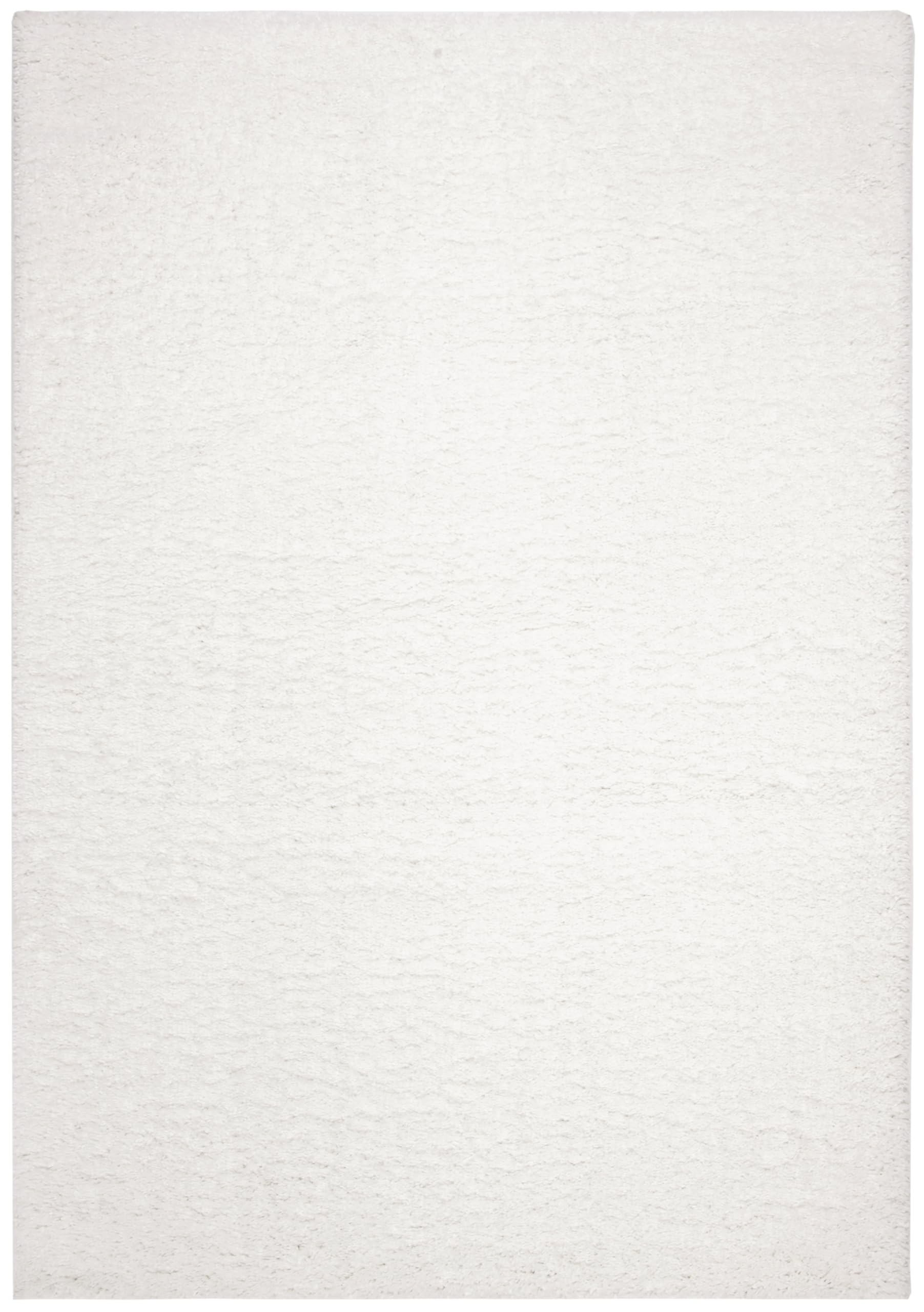 SAFAVIEH August Shag Collection Accent Rug - 2 x 3, White, Solid Design, Non-Shedding & Easy Care, 1.2-inch Thick Ideal for Hi