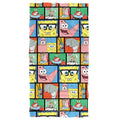 LOGOVISION Spongebob Beach Towel, 30x60, Spongebob Tile Pattern Beach Towel