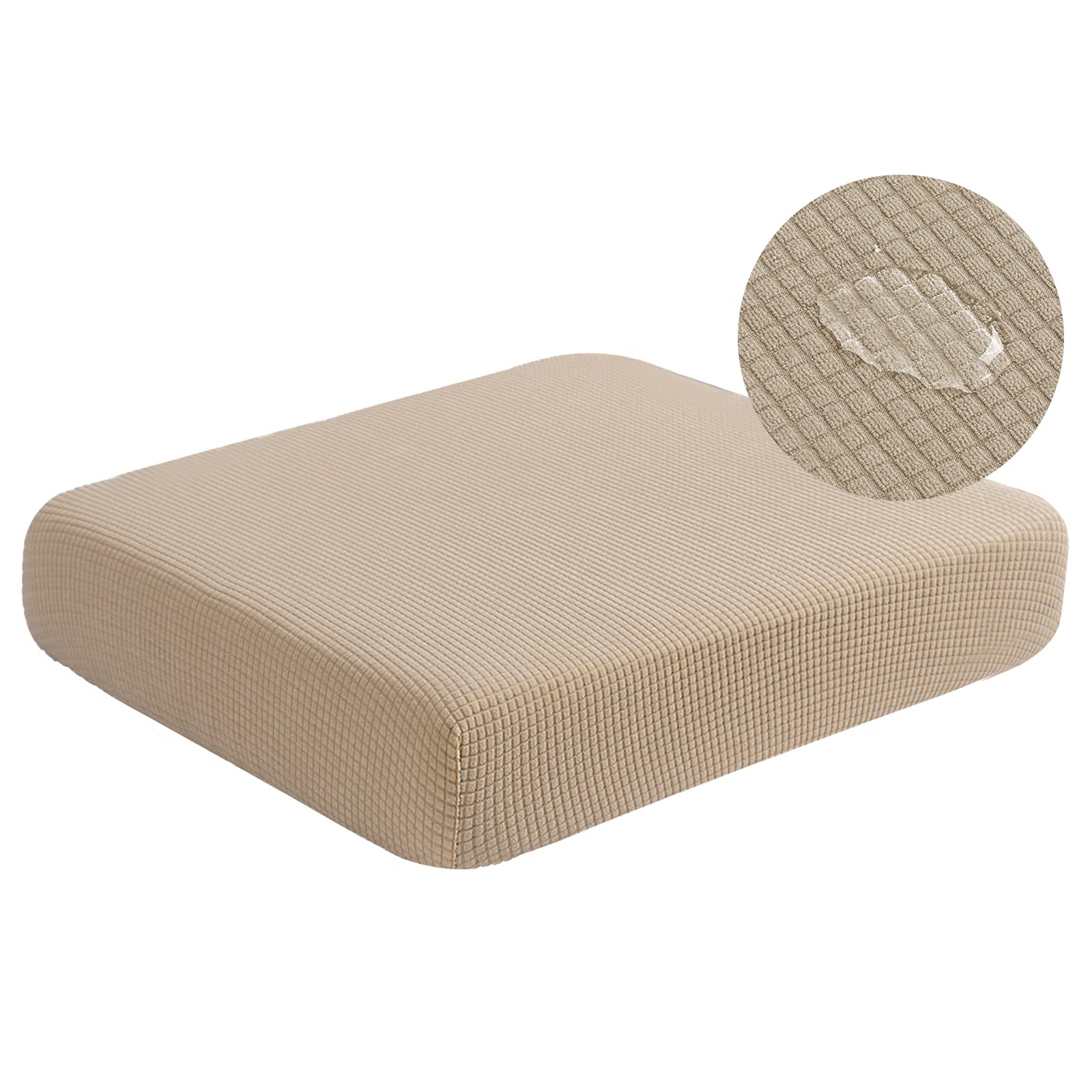 NC HOME Water Resistance Sofa Seat Cushion Covers RV Couch Covers Stretch Furniture Protector for Dogs, Chindren (Sofa Cushion, 