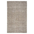 Overstock Alora Decor London 3' X 5' Solid Brown/Gray/Rust/Blue Hand-Tufted Area Rug