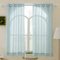 Story@Home Window Curtains 5 Feet Long Set of 2 | Solid Printed | Semi Transparent Curtain | Net Curtains | Sheer Curtain for Li