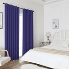 Joydeco Blackout Curtains For Bedroom 108 Inches Long,Back Tab/Rod Pocket 100% Blackout Living Room Drapes, Textured Thermal Ins