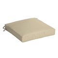 Arden Selections Outdoor Seat Cushion, 19 X 19, Rain-Proof, Fade Resistant 19 X 19, Tan Leala