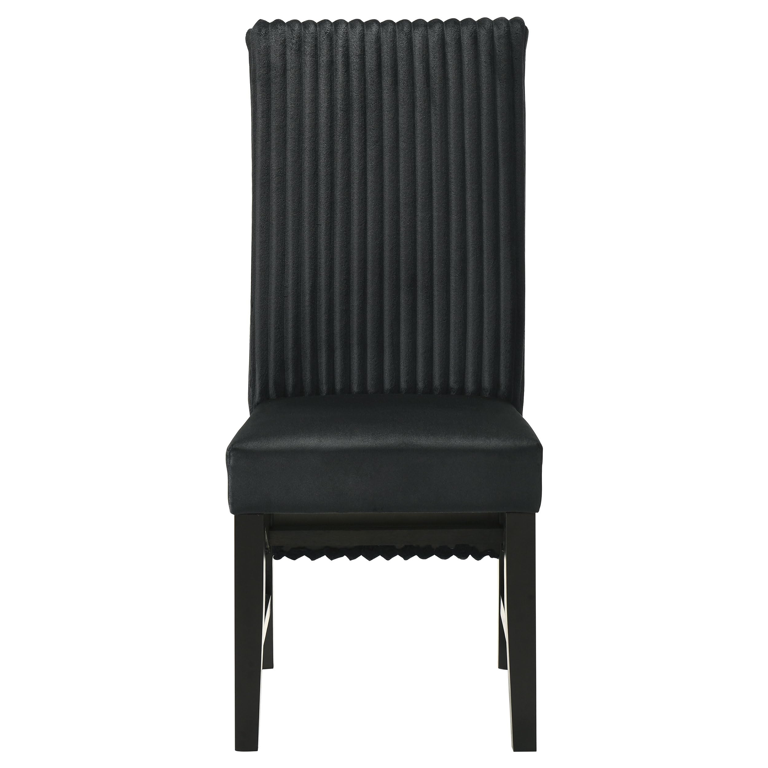 Coaster Home Furnishings Barrand Upholstered Dining Side Chair Black (Set of 2)