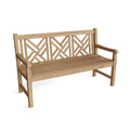 Anderson Teak BH-122 Vilano 3-Seater Bench, Golden Honey Teak