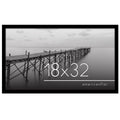 Americanflat 18x32 Poster Frame with Polished Plexiglass - Epic Collection - Gallery Wall Frames with Engineered Wood - Wide Pho
