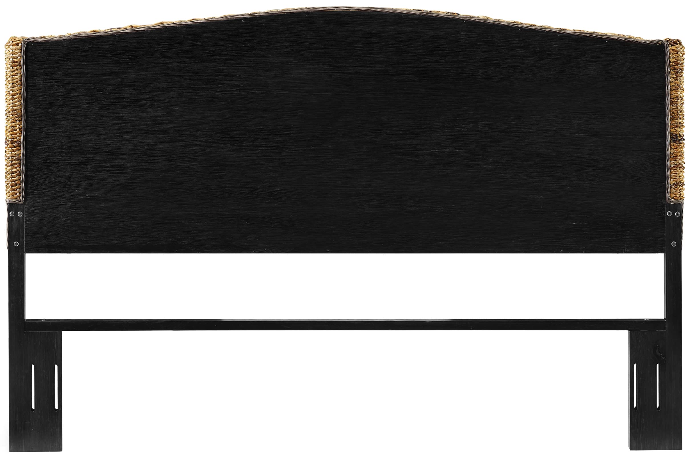 Crosley Furniture Serena Handwoven Natural Fiber Rattan Bed Headboard - Thumbnail 3