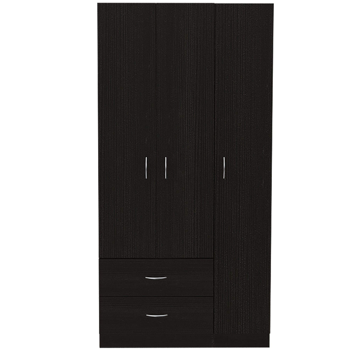 DEPOT E-SHOP Bosko ARMOIRE (Black)