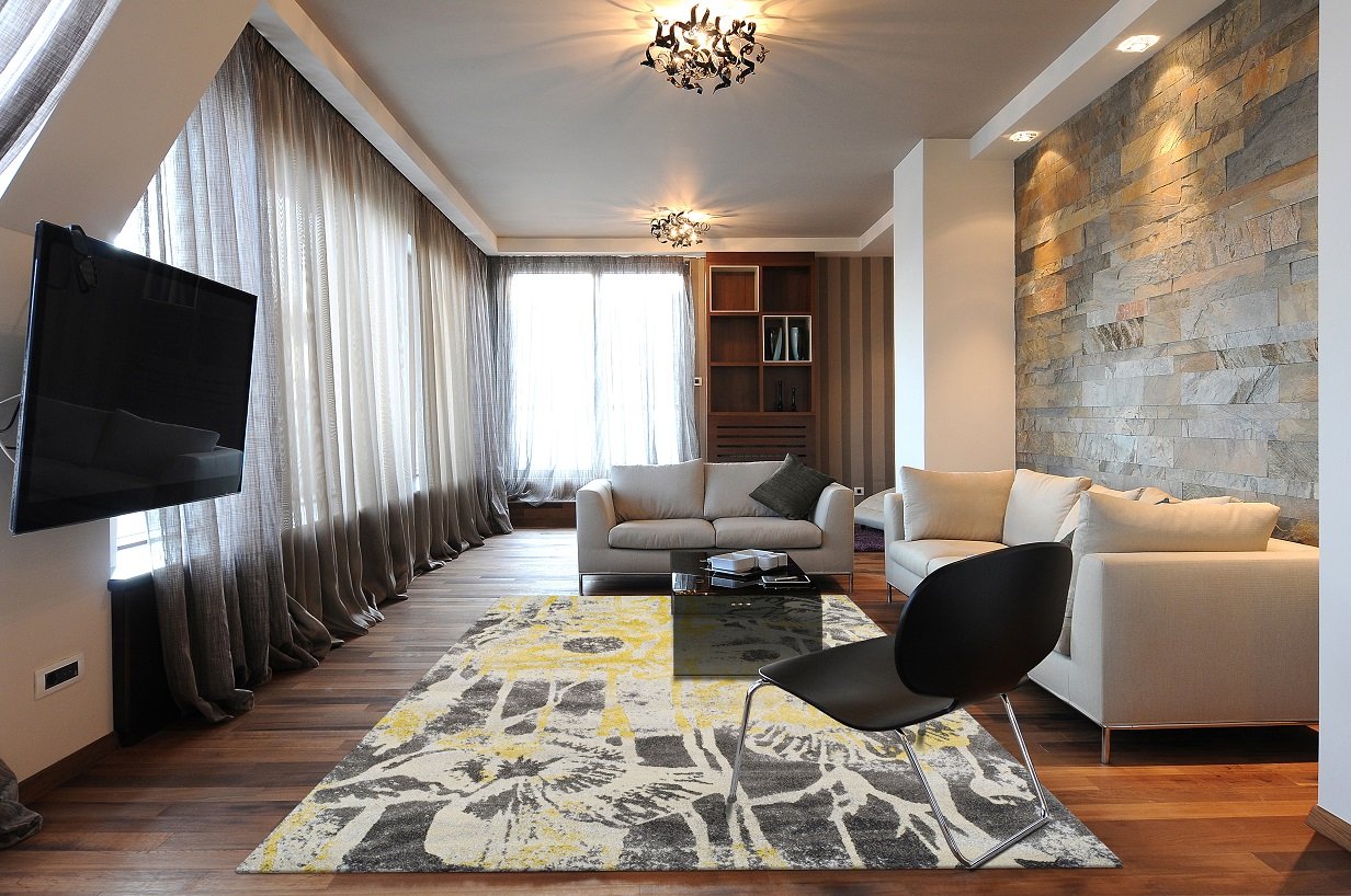 Dalyn Rugs Modern Greys Rug, 3'3&quot; X 5'3&quot;, Lemon