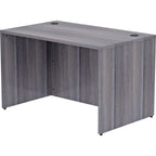 Lorell, LLR69548, Weathered Charcoal Laminate Desking Desk Shell, 1 Each