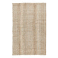 Kosas Home Evora 108 x 144 Basket Weave Jute & Wool Area Rug in Natural/Ivory