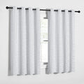 Nicetown Greyish White Curtain Panels - Room Darkening Window Treatment Thermal Insulated Grommet Room Darkening Curtains/Panels