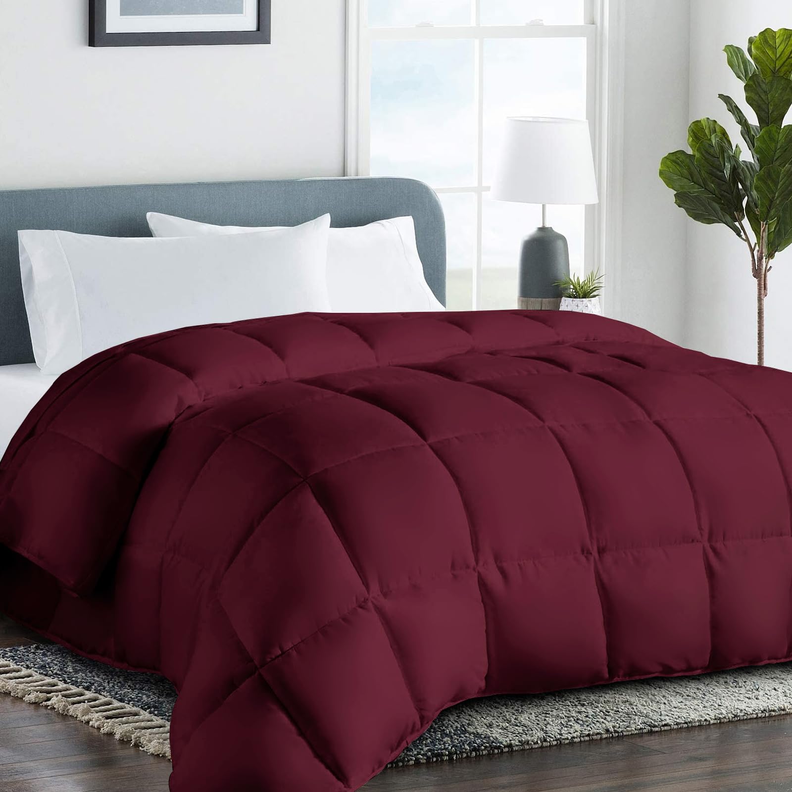 Cohome Oversized King 2200 Series Warm Comforter Down Alternative Quilted Duvet Insert With Corner Tabs All-Season - Luxury Hote