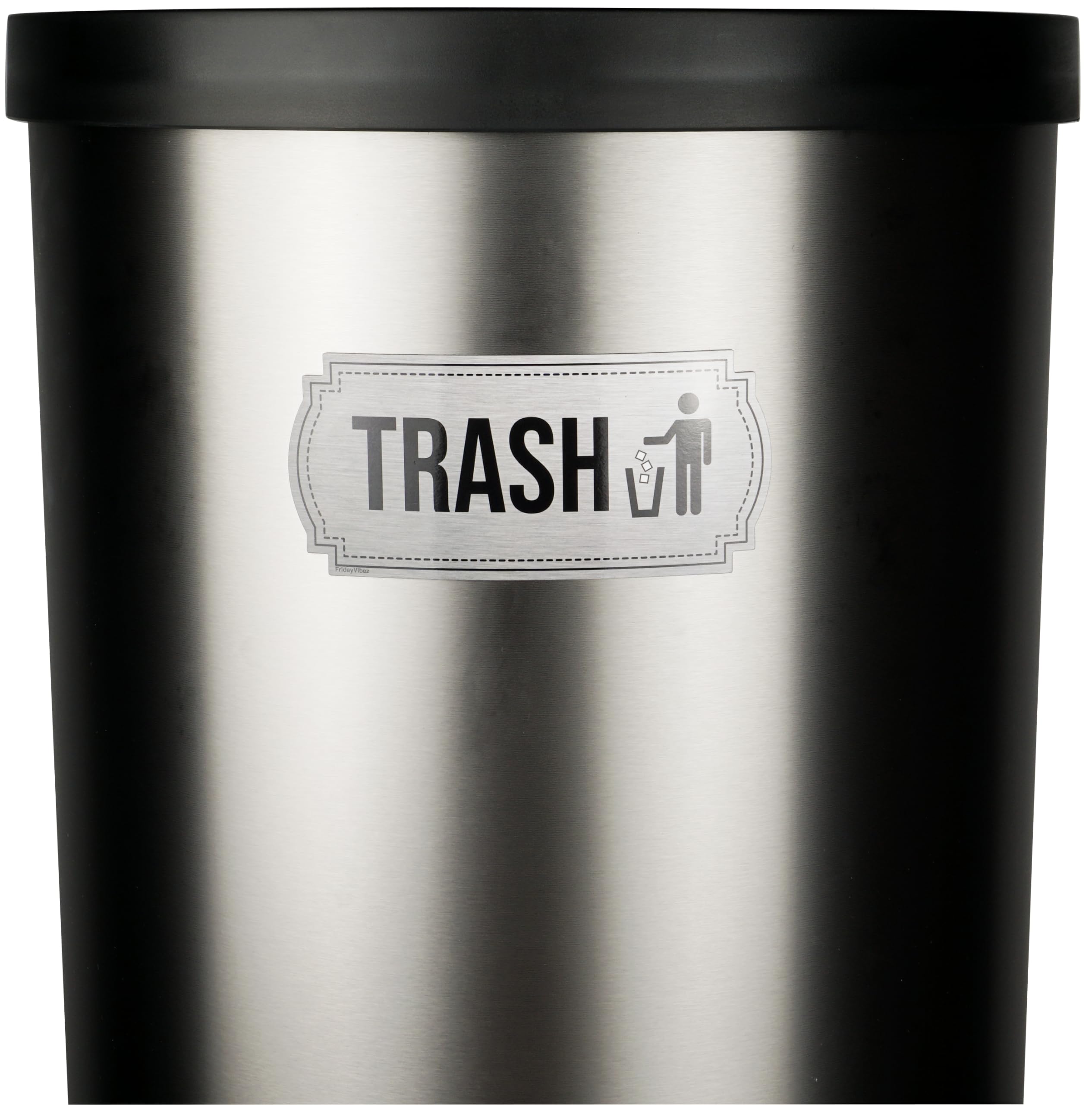 Recycle And Trash Magnets For Kitchen Cans And Recycling Bins, Dual Trash And Recycle Magnet For Garbage Can Logo Symbol, 2 Magn